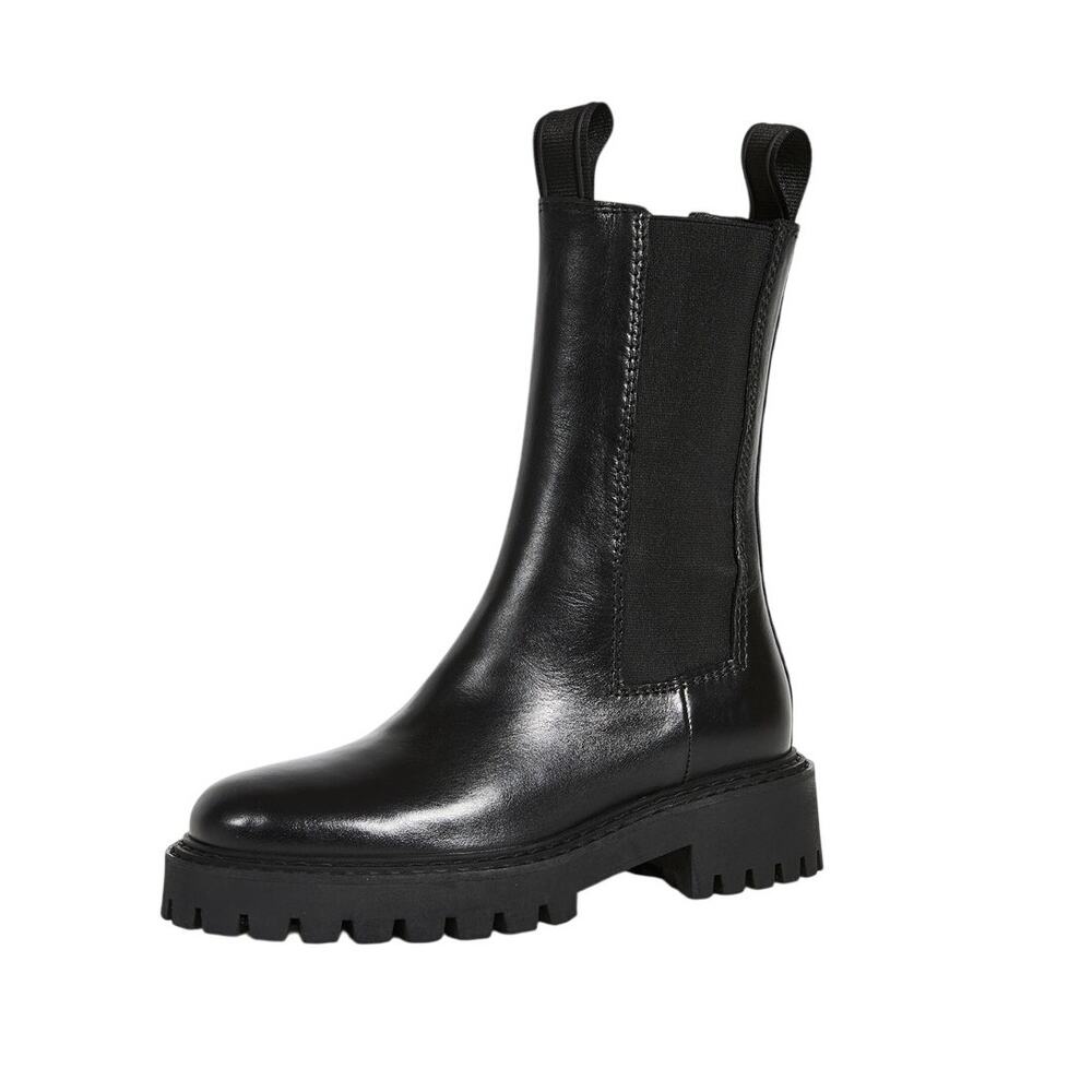 Last Chunky Black Angie Chelsea Boots Size 40 EU